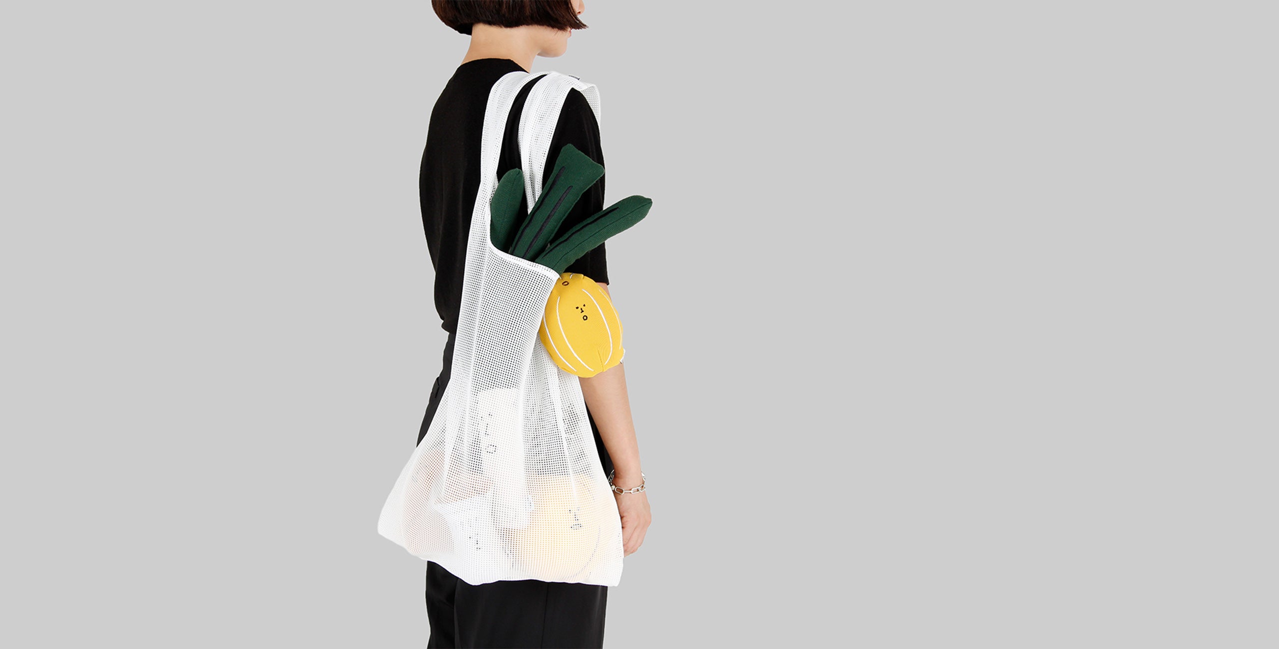 キーリングの中のエコバッグ[TUKATA]farm bag（carrot） TUKATA Overseas