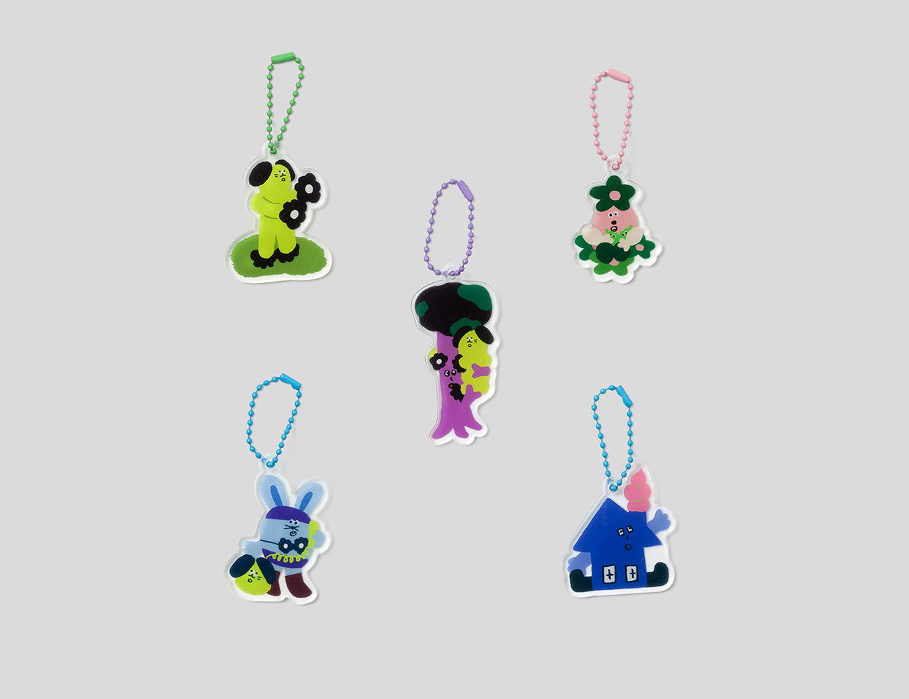 mizi acrylic key-ring (igojigo)