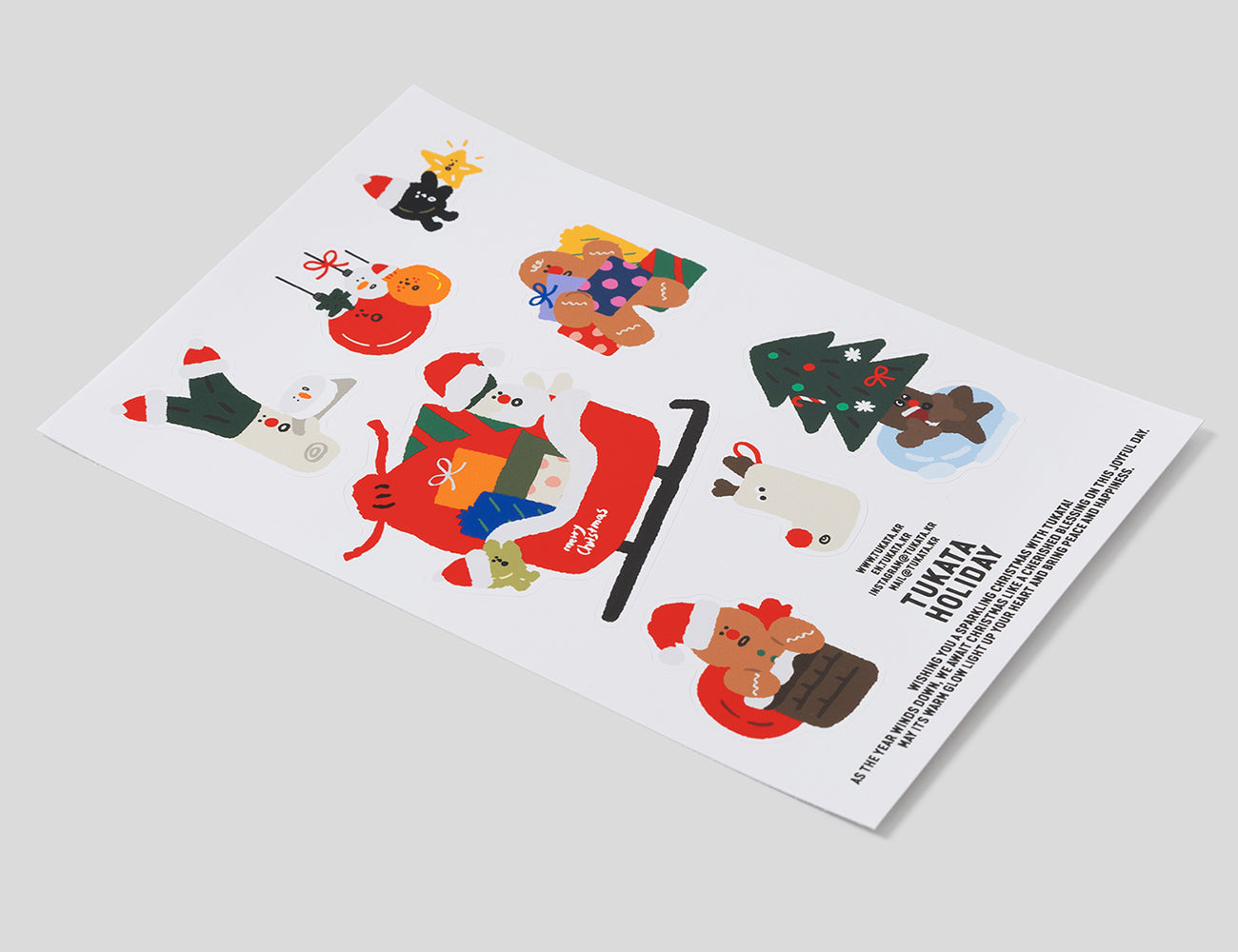 holiday sticker(christmas)