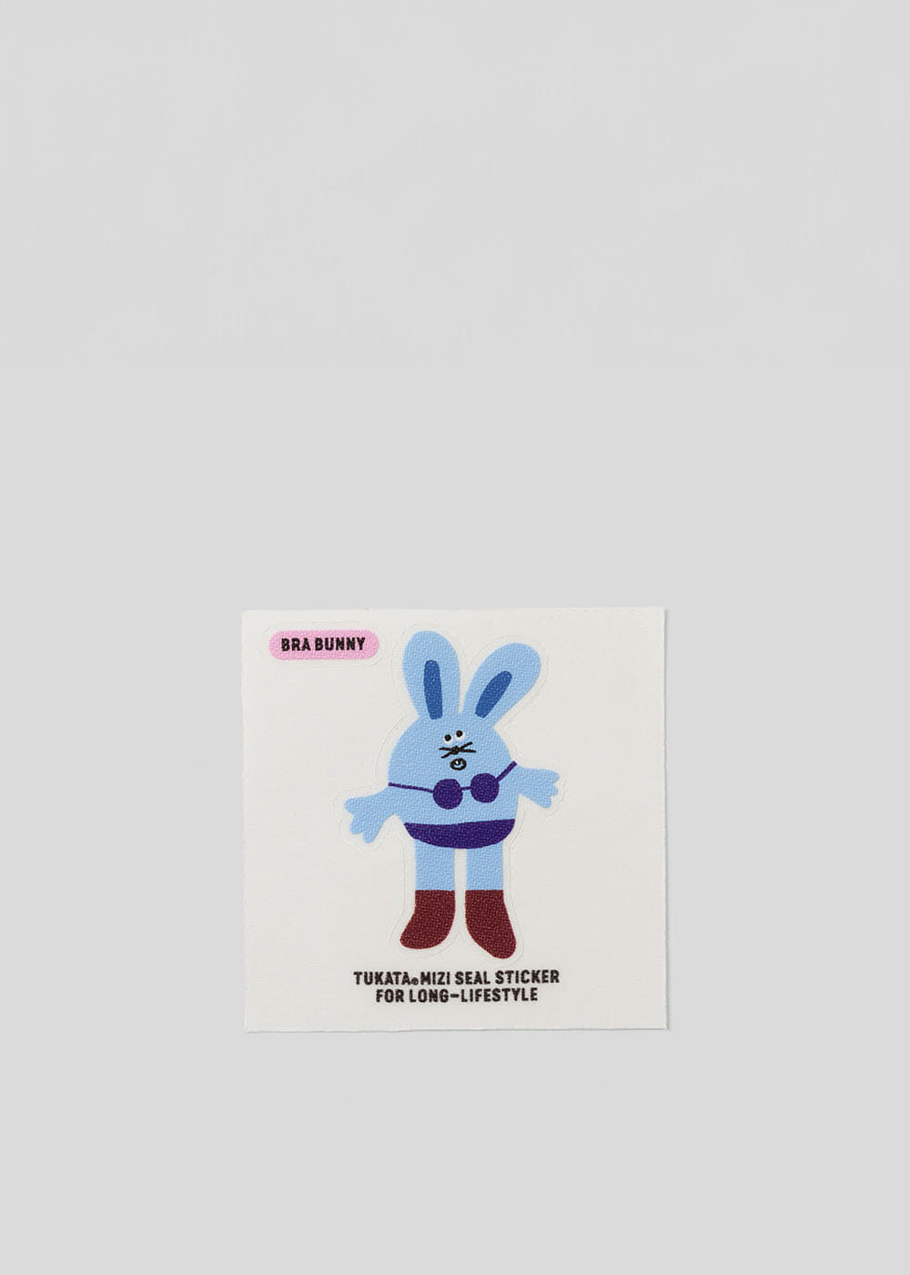 mizi seal sticker (bra bunny)