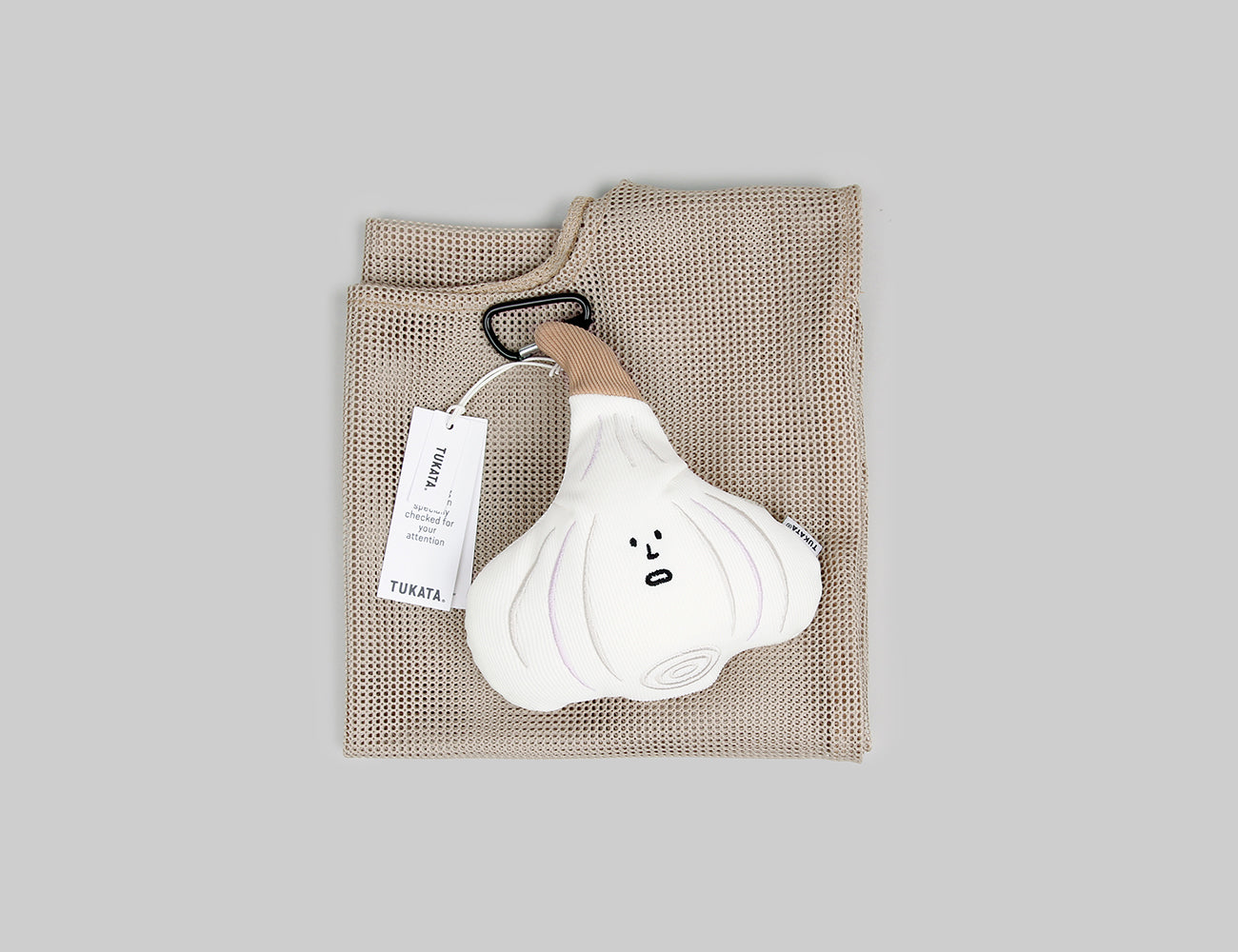 キーリングの中のエコバッグ[TUKATA]farm bag（carrot） TUKATA Overseas