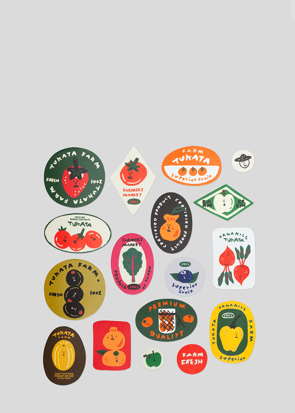 farm sticker (fruit)
