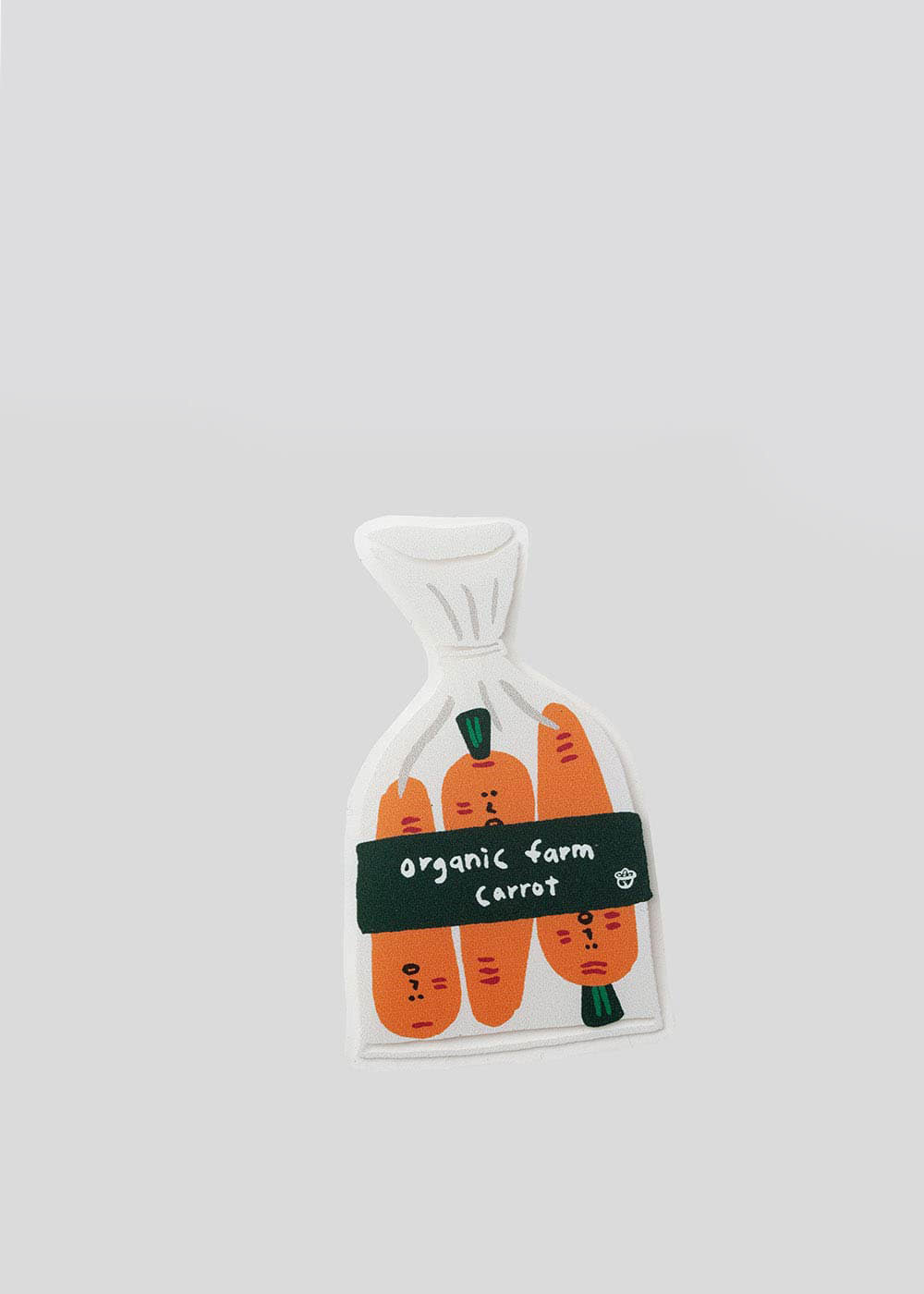 farm single sticker (carrot)