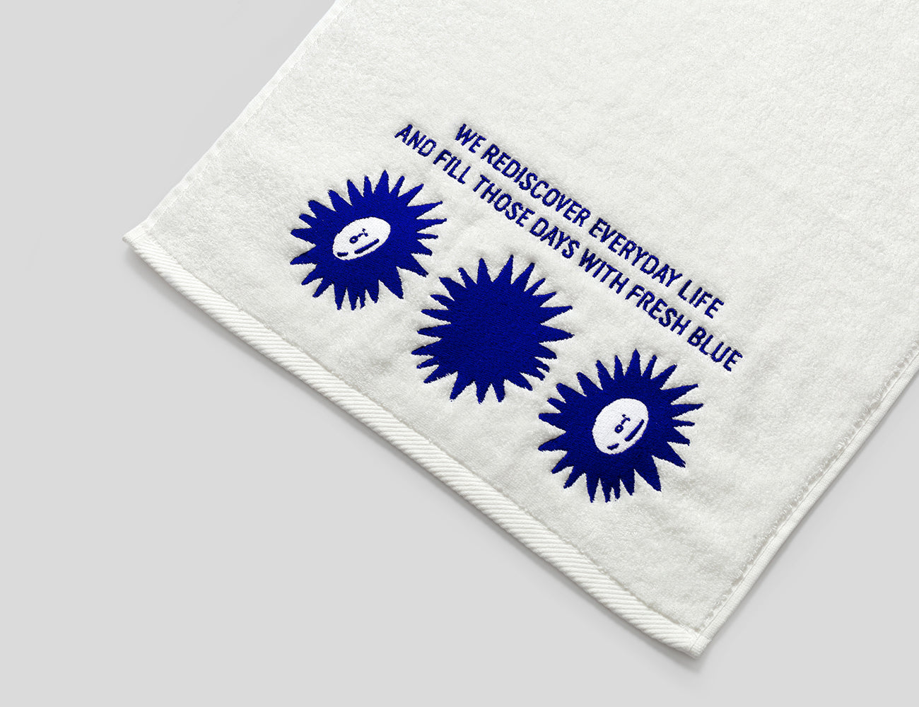 blue face towel (1EA)