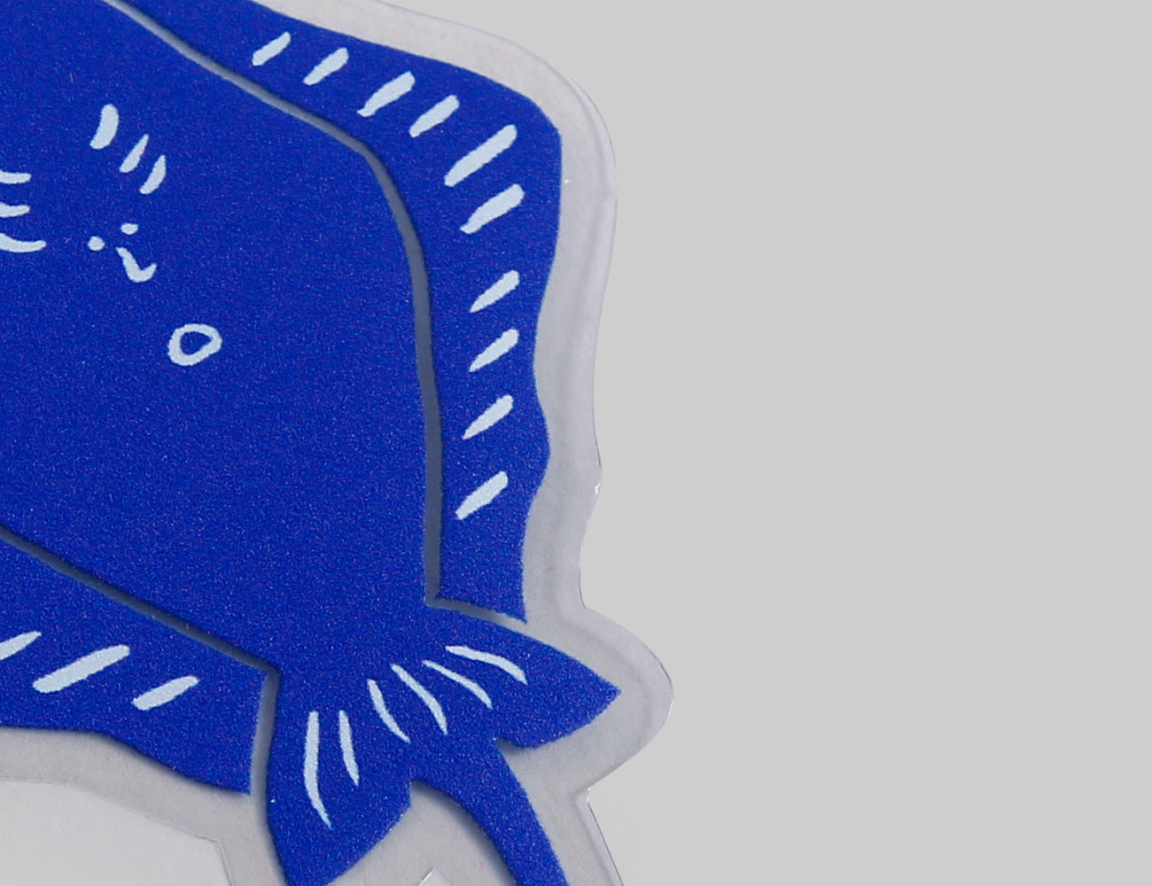 blue single sticker (gaori)